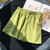 运动裤女夏2021新款夏季新款宽松高腰显瘦运动跑步健身热裤短裤女(绿色 L)