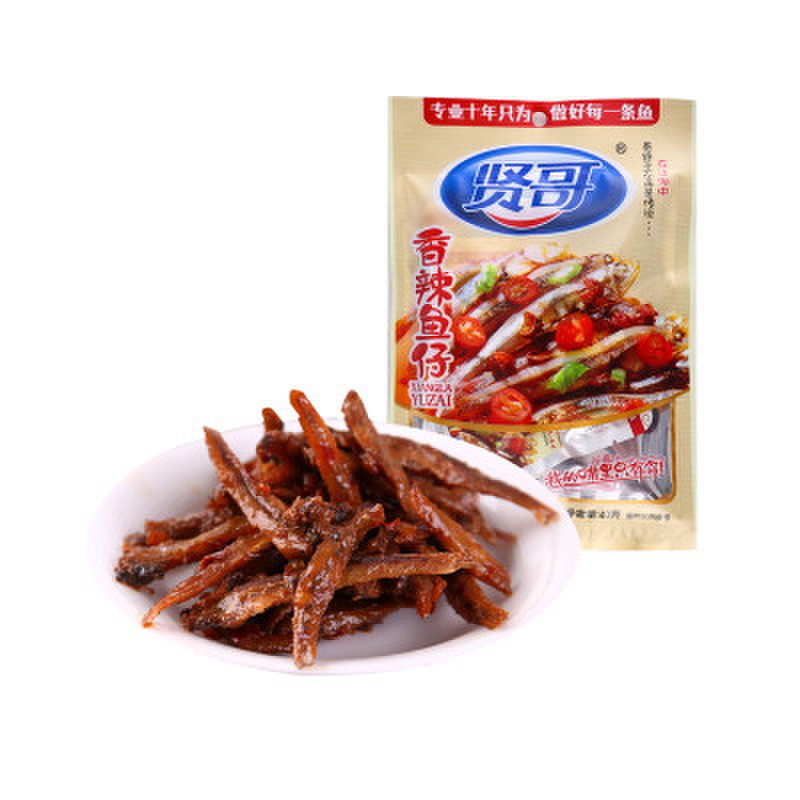 其他零食贤哥香辣鱼仔40g袋返回商品页