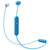索尼（SONY） WI-C300 蓝牙耳机立体声无线运动颈挂入耳式手机线控通话耳麦 蓝色