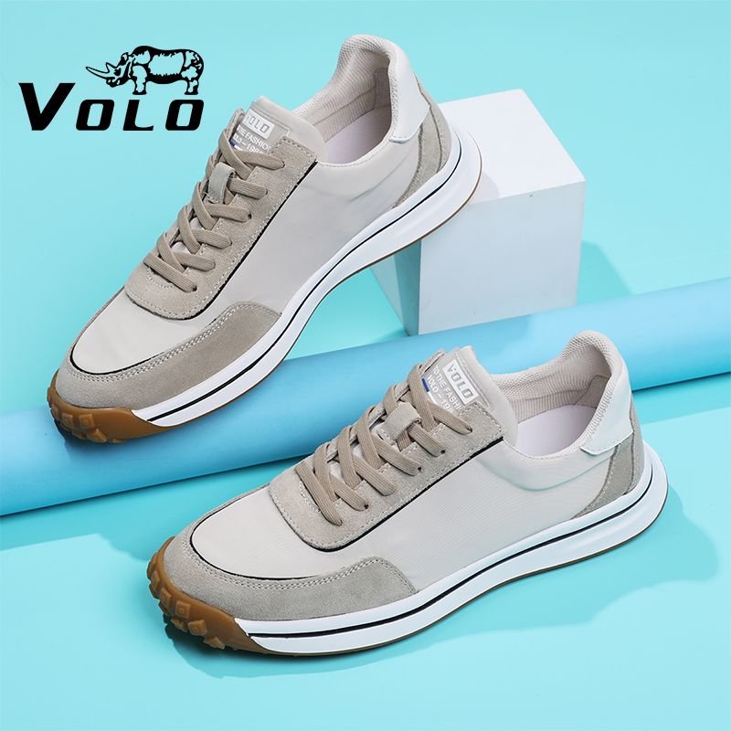 休闲鞋男volo犀牛男士运动休闲板鞋男夏季透气薄款(白色 44)返回商品