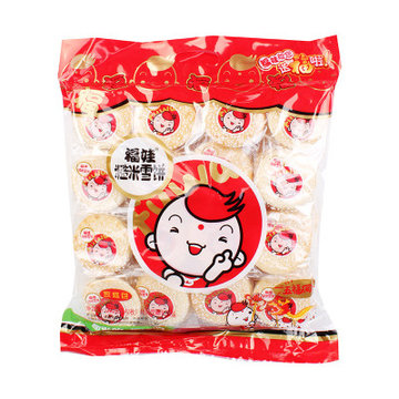 福娃糙米雪饼500克袋