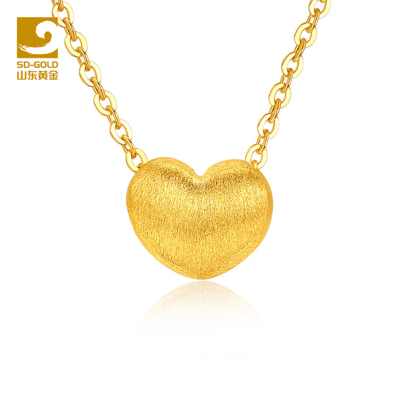 山东黄金纯金k金饰品