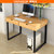 匠林家私台式电脑桌家用办公桌简约现代写字台简易书桌办公台(黄梨木 100cm)