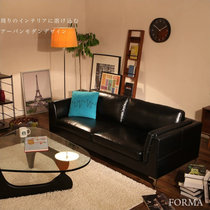 TIMI 简约时尚沙发 北欧沙发 客户沙发组合 商务会客沙发组合(黑色 单人位沙发)