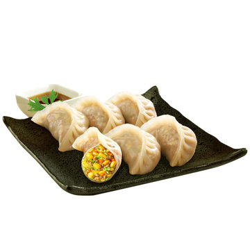 cp正大食品玉米蔬菜猪肉蒸饺115g 火锅食材