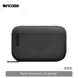 INCASE Nylon简约系列数据线耳机充电器便携数码电子配件收纳包(黑色)