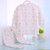 儿童春秋季宝宝家居服装 婴儿保暖睡衣麻内衣套装婴幼儿内衣套装(粉红色 130cm)