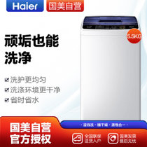 海尔(Haier) XQB55-M12699X  5.5公斤全自动波轮洗衣机 漂甩二合一 桶自洁 灰色