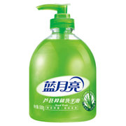(真快乐自营)蓝月亮芦荟抑菌洗手液0.5KG/瓶