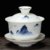 羊脂玉白瓷盖碗茶杯功夫三才泡茶碗单个家用百家姓定制陶瓷茶具(3.8寸-锦绣山河)