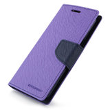 高士柏手机皮套保护壳外壳适用于HTC816t/D816W/新渴望816/816v/h(紫色+蓝色)