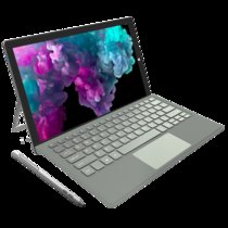 8G/128G超薄win10手写商务办公平板电脑二合一笔记本电脑中柏EZpad Go 11.6英寸windows系统(前黑后极光银 wifi版)
