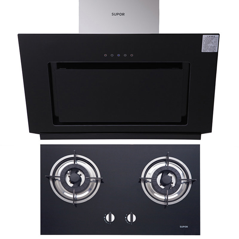 苏泊尔(supor)j603 qb603a烟灶套餐(侧吸式抽油烟机燃气灶嵌入式/台式