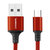 秋叶原（CHOSEAL）安卓数据线手机充电线Micro数据传输线USB充电器电源线 2米 红色 QS6802RT2
