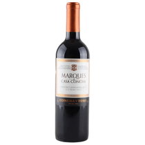干露智利原装原瓶进口 干露（Concha y Toro）侯爵卡本妮苏维翁红葡萄酒750ml  单支装
