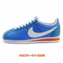 NIKE耐克女鞋2015新款CORTEZ阿甘鞋男子休闲鞋跑步鞋运动鞋(蓝白桔 43)