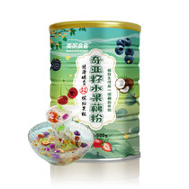 美粥食客奇亚籽水果藕粉500g代餐粉(奇亚籽水果藕粉500g 奇亚籽水果藕粉500g)