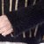 索晴韩版新款女装时尚性感镂空竖条纹透视圆领长袖针织毛衣蝙(米色 均码)