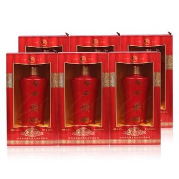 西凤酒天缘52红盒6瓶装1991