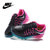 耐克女鞋Nike max90全掌气垫跑步鞋皮面运动鞋(黑桃红皮面)