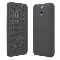 木木（MUNU）HTC M8智能立显保护套htc one2 M8 M8T M8W M8D 手机壳 保护壳 手机套 保护套(灰色)