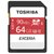 东芝(TOSHIBA）64GB 90M/S SDHC Class10 UHS-I U3存储卡 支持4K拍摄
