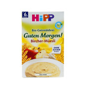 （建议2017年1月31日前食用）德国喜宝Hipp水果燕麦早餐BIO婴儿米粉250g(适合6个月以上宝宝)