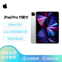 苹果Apple iPad Pro 11英寸平板电脑 2021年新款(128G WLAN版/M1芯片/MHQT3CH/A) 银色