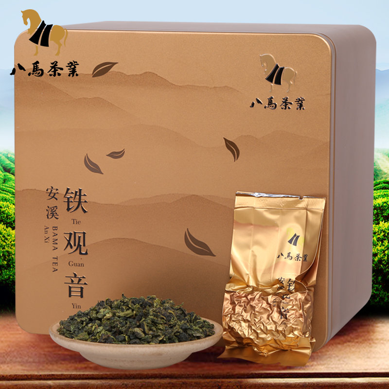 八马铁观音 清香型茶叶 安溪原产地乌龙茶礼盒500g
