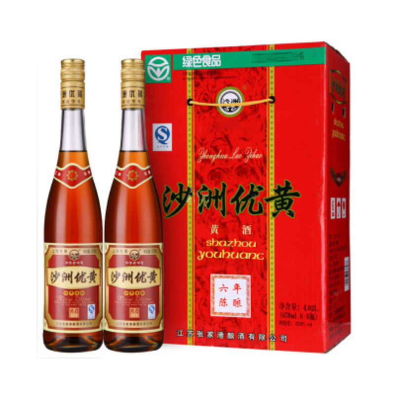 黄酒沙洲优黄 六年陈酿黄酒 670ml*6瓶/箱返回商品页>