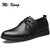 MR.KANG男士鞋皮鞋牛皮潮鞋商务系带日常休闲鞋圆头耐磨男鞋8102(黑色)(44码)
