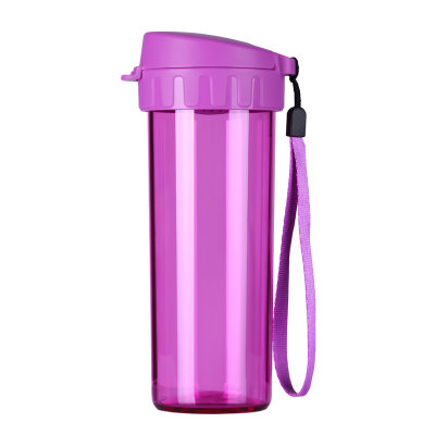 特百惠水杯380/500ml/380ML茶韵随手杯便携塑料杯运动杯子儿童学生茶杯(野莓紫 380ml) 特百惠水杯380/500ml/380ML茶韵随手杯便携塑料杯运动杯子儿童学生茶杯(野莓紫 380ml)