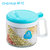茶花玻璃调味罐圆形调味瓶创意调料盒欧式调料罐厨房用品6011(蓝色)