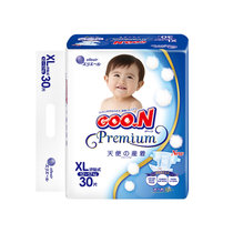 大王（GOO.N）天使系列 婴儿纸尿裤 NB S M L XL透气纤柔至薄 日本原装进口(XL30 6包)
