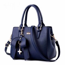 DS.JIEZOU女包手提包子母包包单肩包斜跨包时尚女士套装包休闲包2084(深蓝色)