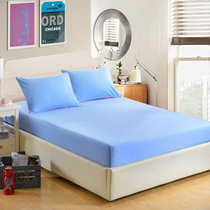 宜恋防滑床垫保护套 双人床笠床单 家用床品被单床罩(蓝色 床单)
