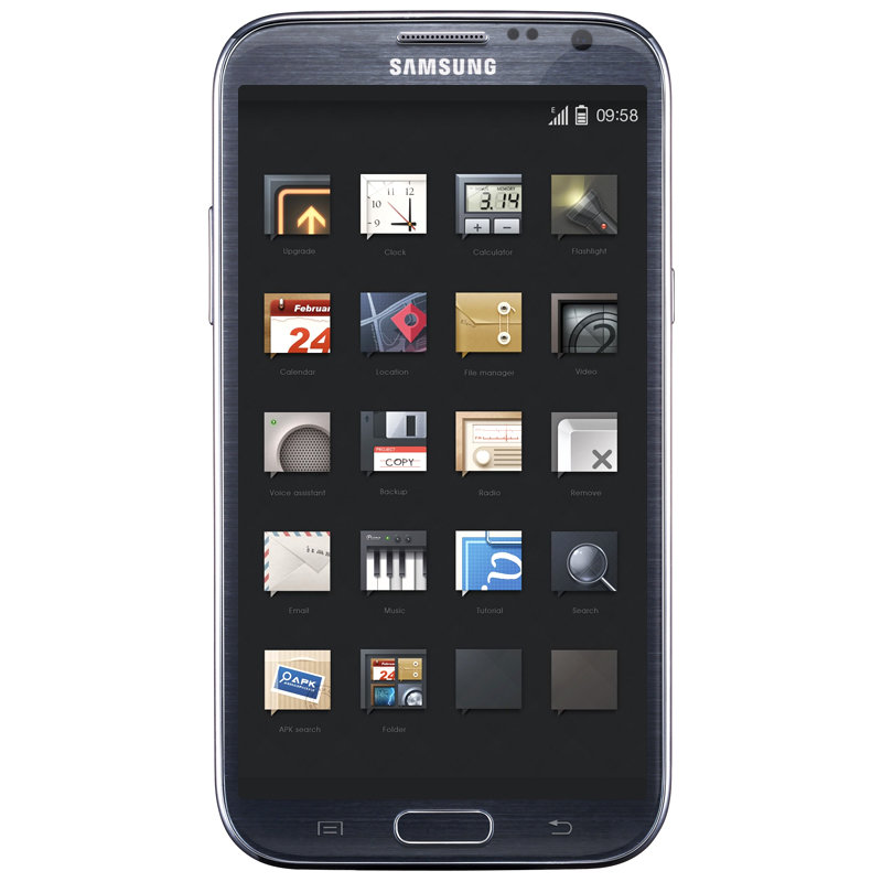 【三星手机黑色图片】三星(samsung)note2-n7100 3g智能手机 gsm/wcdm