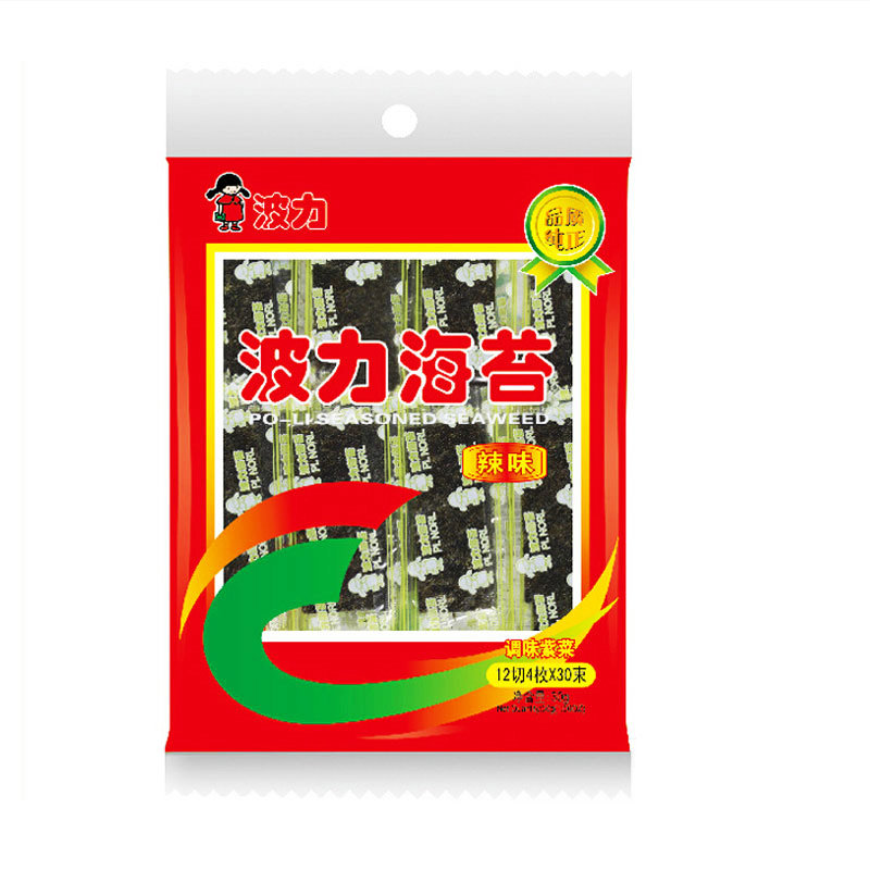 【上海其他零食图片】波力海苔 健康休闲零食 波力海苔(30g 辣味)图片