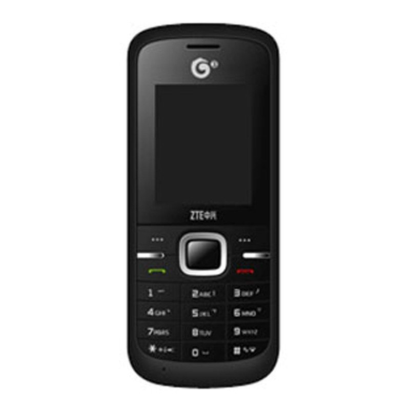 中兴(zte)u201 移动3g gsm 备用直板全键盘手机(黑色)