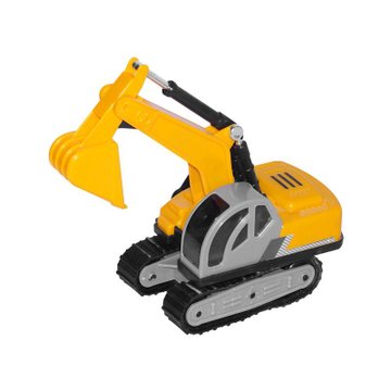 伶俐宝7718盒装惯性小型挖掘机玩具车模型