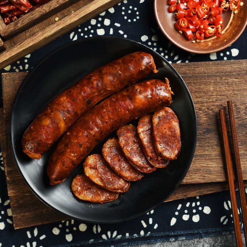 谯家大院 川香腊肠500g 四川农家香肠图片【图片 价格 品牌 报价】