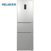 美菱(MeiLing) BCD-220E3C 220升L 三门冰箱(灰色) 全透明内饰