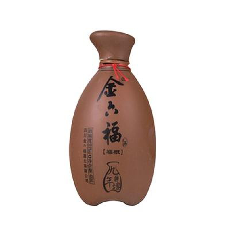 白酒金六福九年坛9年坛红盒50.