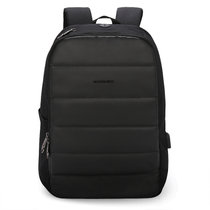 双肩包男士背包新款大容量休闲商务旅行笔记本电脑包高中大学生书包出差包(黑色)