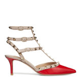 Valentino女士红色铆钉高跟凉鞋 RW2S0375-VNW-R1936.5红 时尚百搭
