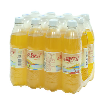 咸伙计盐汽水香橙味饮料520ml*12 整箱装