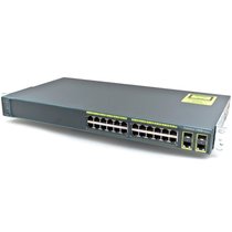 思科（Cisco）WS-C2960+24LC-L 24口百兆交换机