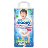moony 裤型婴儿纸尿裤 男XL38片/包