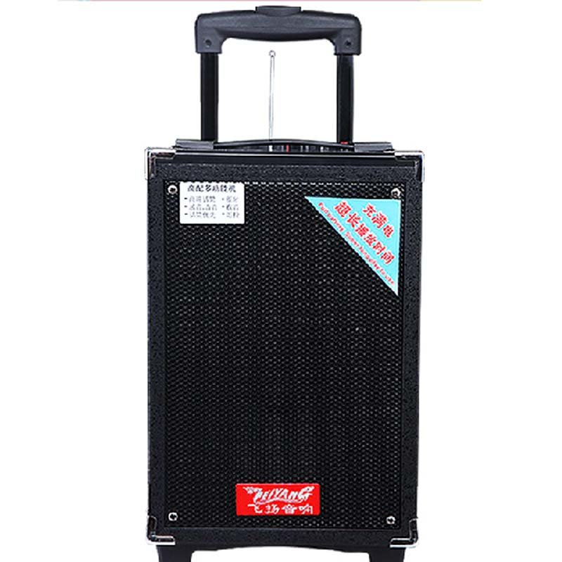 音响飞扬(feiyang)f8全功能8寸锂电户外拉杆音箱 便携广场舞插卡电瓶