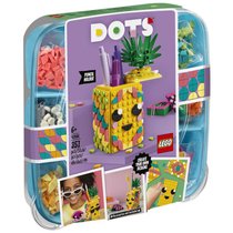 LEGO乐高DOTS系列 趣味儿童拼插积木玩具手环/相框(41907 写字台文具盒)